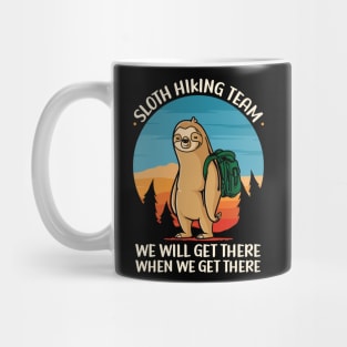 Sloth Hiking Team Mug